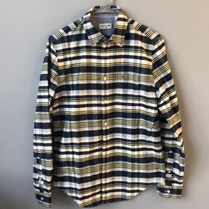Men’s Lacoste flannel button up. Brand new